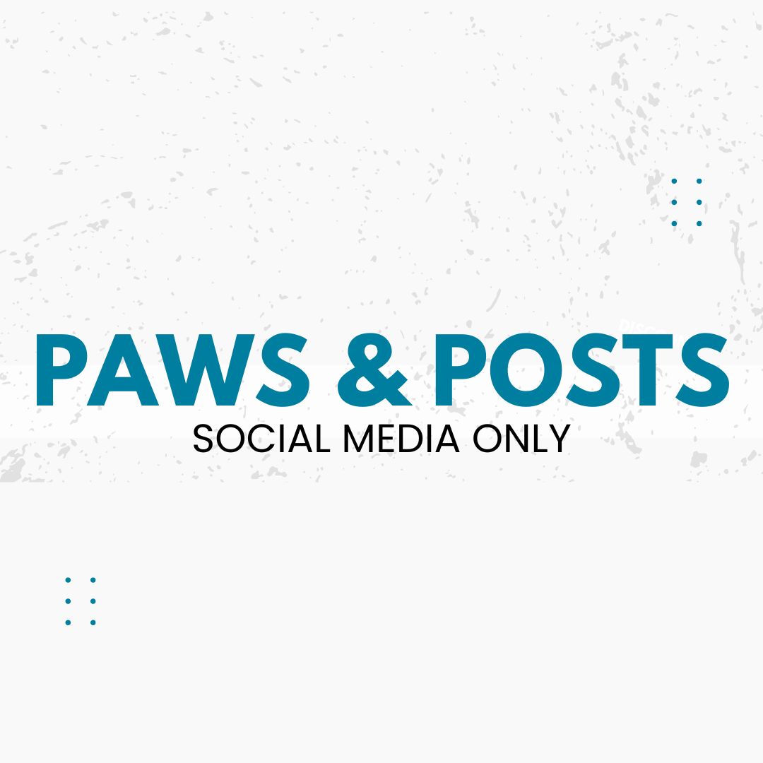 Paws & Posts - Social Media only